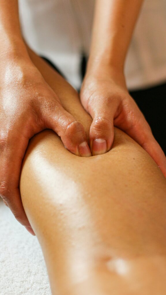 Deep tissue massage treatment targeting muscle tension and tightness in Glasgow